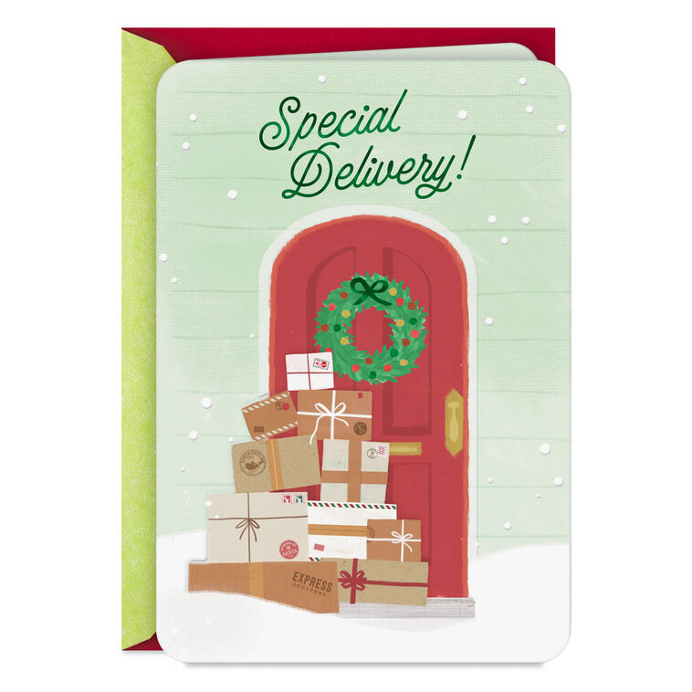 hallmark Special Delivery Christmas Thank-You Card for Mail Carrier