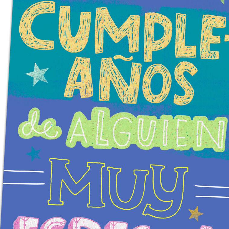Hallmark Special Person Spanish-Language Birthday Card