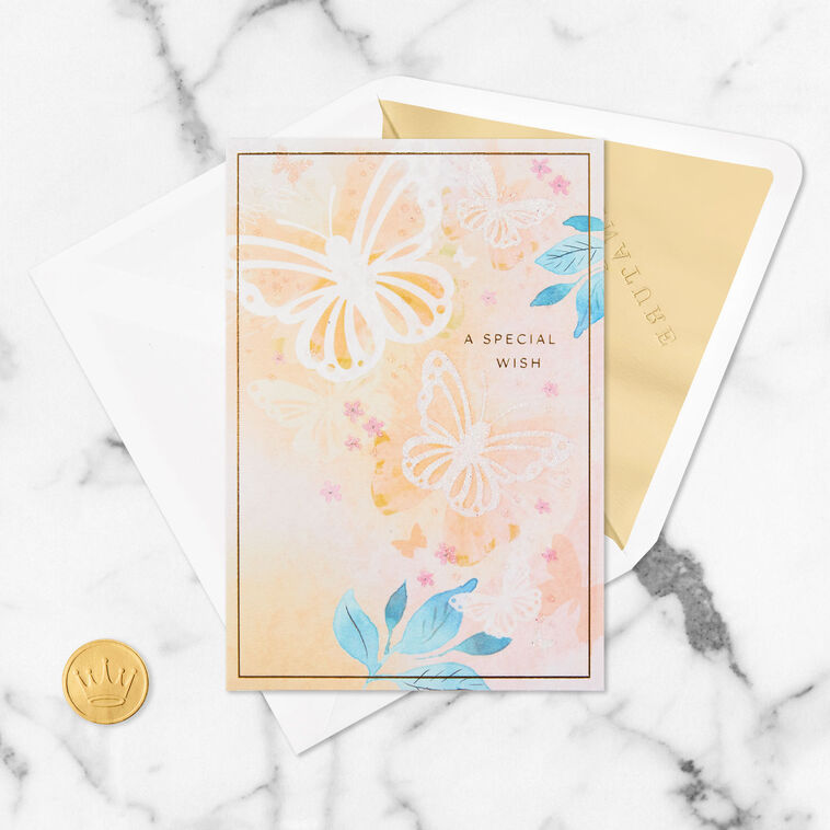 Hallmark Special Wish To Someone Who Brings Happiness 3D Pop-Up Card For Her