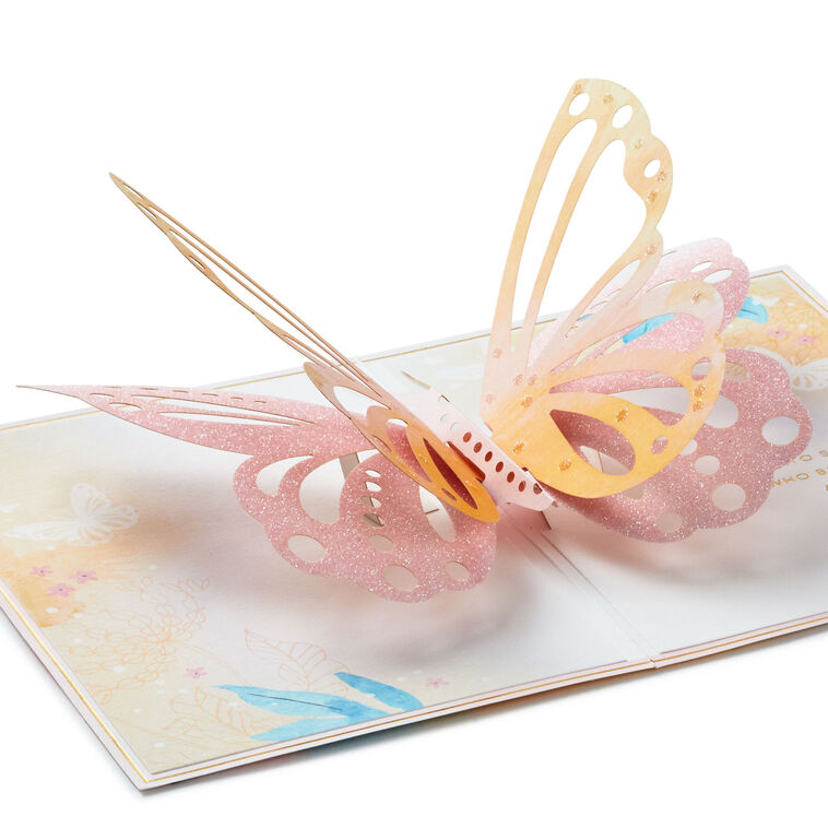 hallmark Special Wish to Someone Who Brings Happiness 3D Pop-Up Card for Her