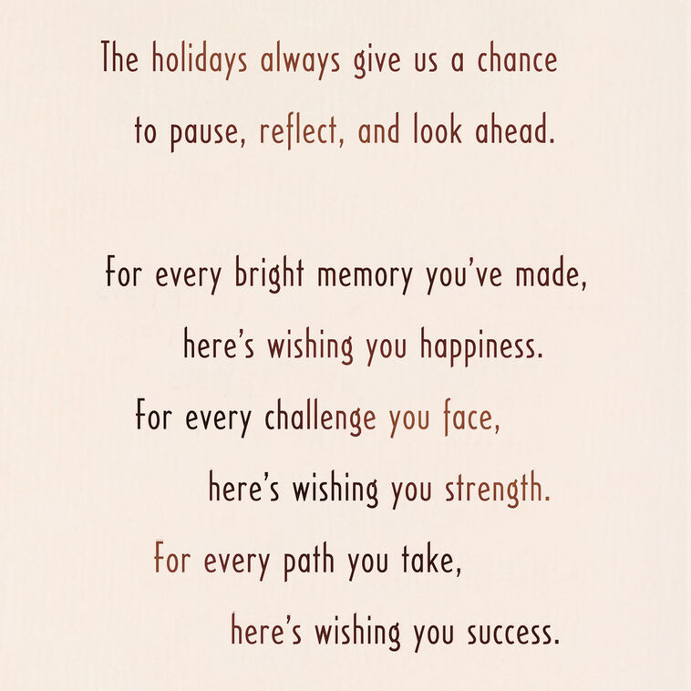 Hallmark Special Wishes For You Christmas Card For Son