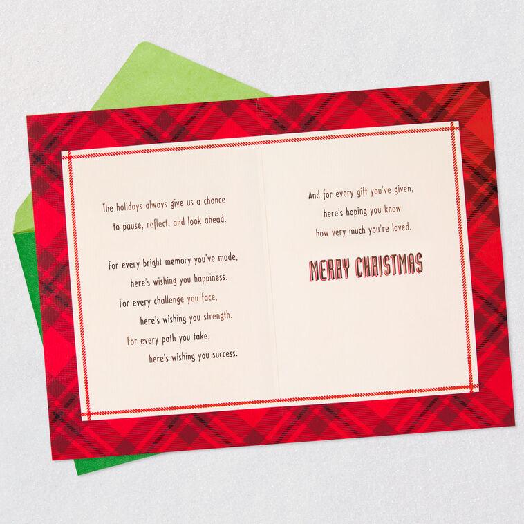 Hallmark Special Wishes For You Christmas Card For Son