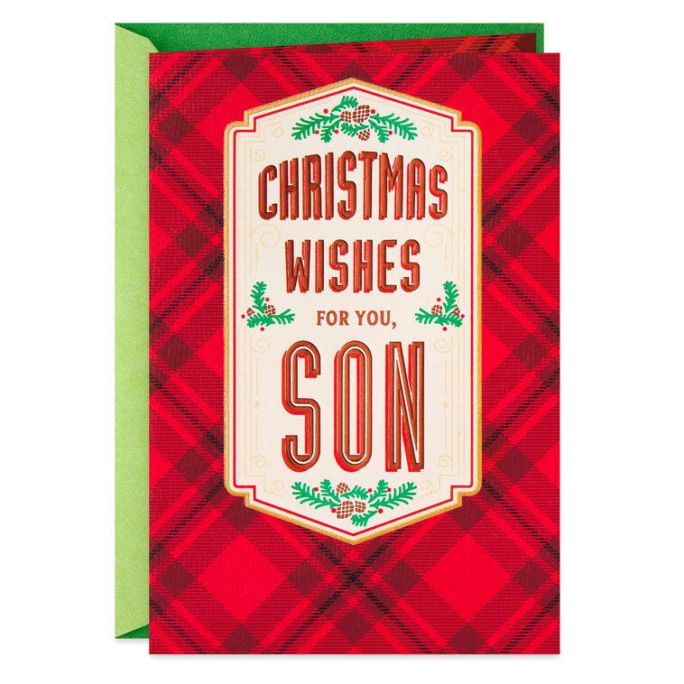 hallmark Special Wishes for You Christmas Card for Son