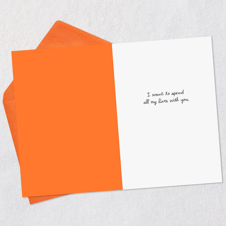 Hallmark Spending All Nine Lives With You Love Card