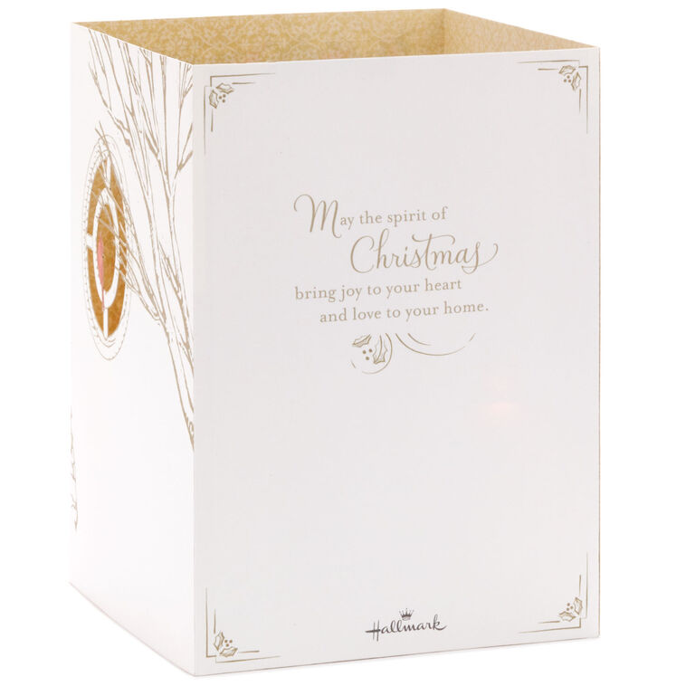 Hallmark Spirit Of Christmas Musical 3D Pop-Up Christmas Card With Light