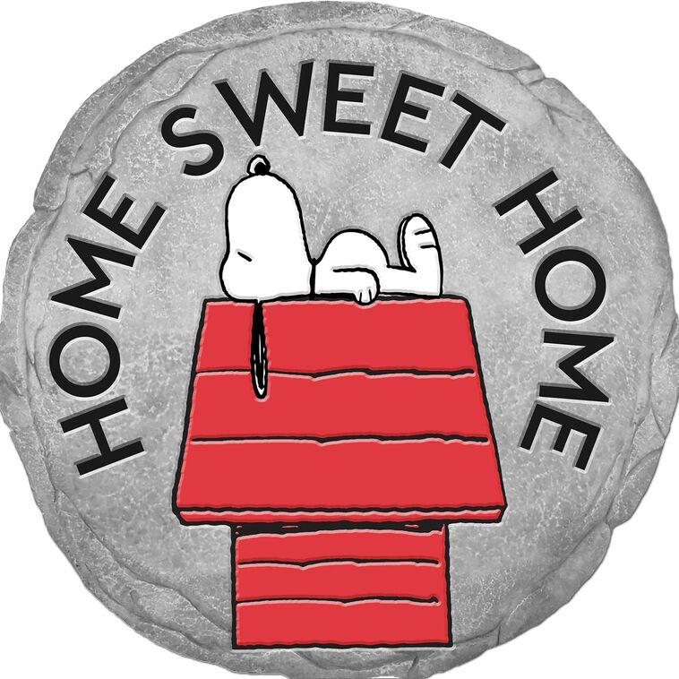 hallmark Spoontiques Peanuts Home Sweet Home Stepping Stone 9.6"