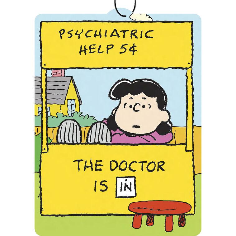 hallmark Spoontiques Peanuts Lucy Doctor Is In Air Fresheners 3-pack