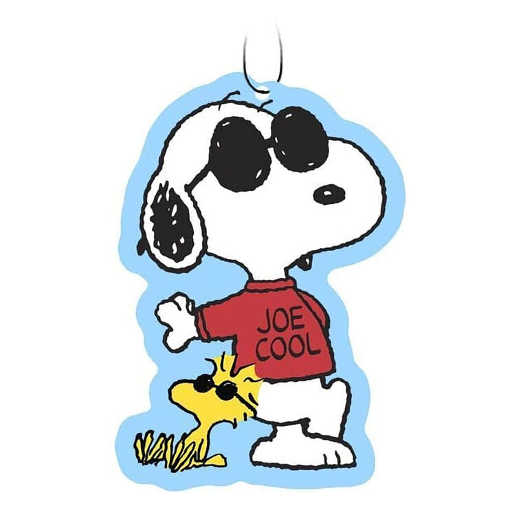 hallmark Spoontiques Peanuts Snoopy and Woodstock Joe Cool Air Fresheners 3-pack