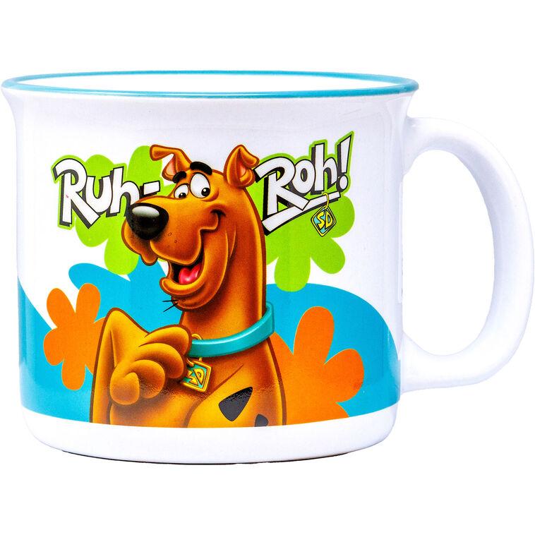 hallmark Spoontiques Scooby-Doo Ceramic Camper Mug 14 oz