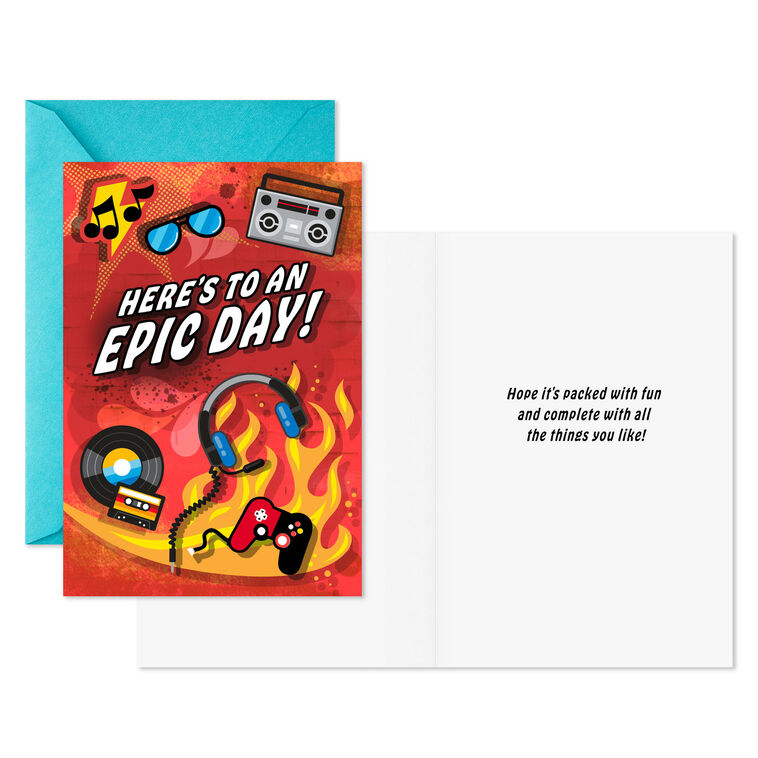 Hallmark Sports And Music Fun Birthday Cards For Kids Pack Of 10