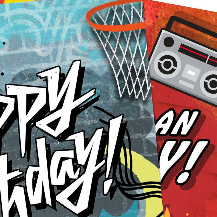 Hallmark Sports And Music Fun Birthday Cards For Kids Pack Of 10