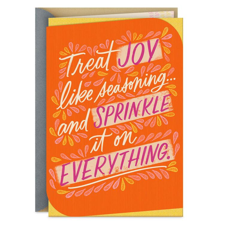 hallmark Sprinkle Joy Everywhere Encouragement Card