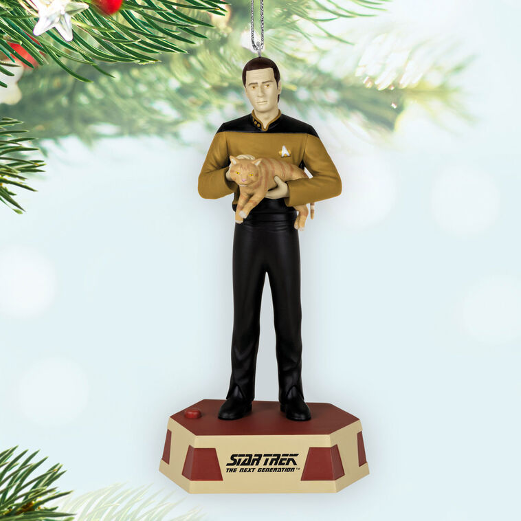 Hallmark Star Trek™: The Next Generation Data's Ode To Spot Ornament With Sound