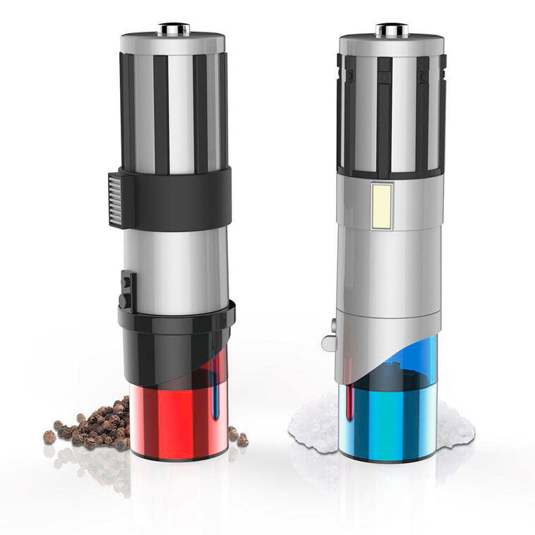 Hallmark Star Wars Lightsaber Electric Salt & Pepper Grinders