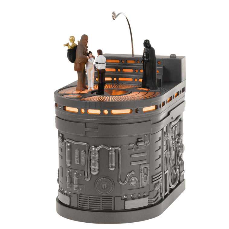 hallmark Star Wars: The Empire Strikes Back™ Into the Carbon-Freezing™ Chamber Ornament With Light Sound and Motion