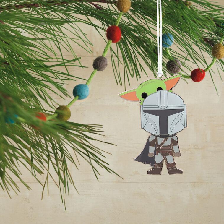 Hallmark Star Wars: The Mandalorian™ And Grogu™ Metal With Dimension Hallmark Ornament