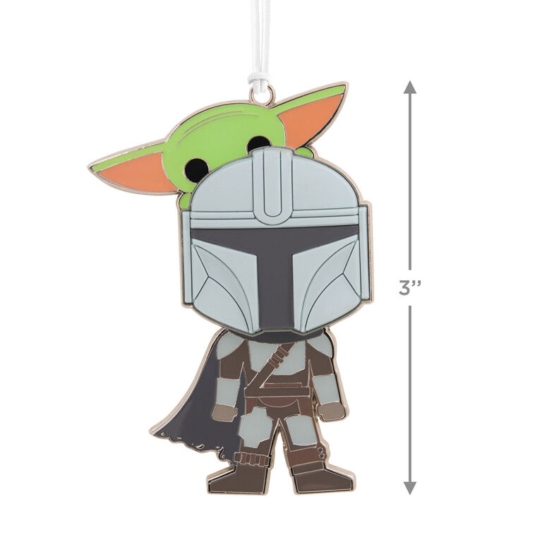 Hallmark Star Wars: The Mandalorian™ And Grogu™ Metal With Dimension Hallmark Ornament