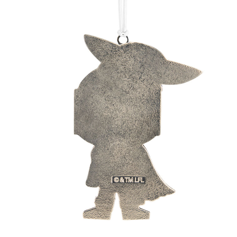 Hallmark Star Wars: The Mandalorian™ And Grogu™ Metal With Dimension Hallmark Ornament