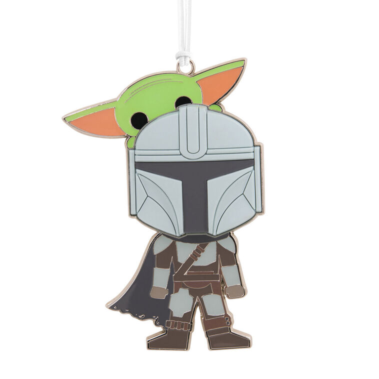 hallmark Star Wars: The Mandalorian™ and Grogu™ Metal With Dimension Hallmark Ornament