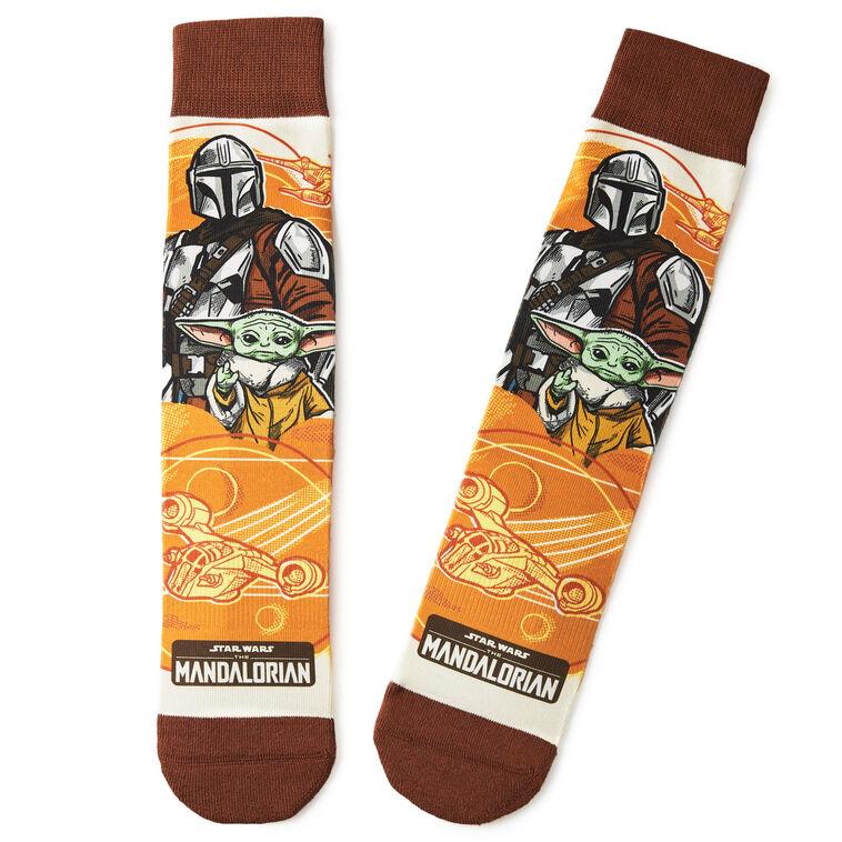 hallmark Star Wars: The Mandalorian™ and Grogu™ Novelty Crew Socks