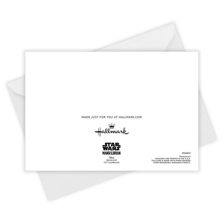 Hallmark Star Wars: The Mandalorian™ Cutest In The Galaxy Custom Birthday Card