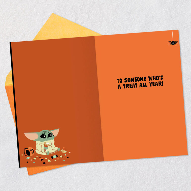 Hallmark Star Wars: The Mandalorian™ Grogu™ And Ghosts Halloween Card