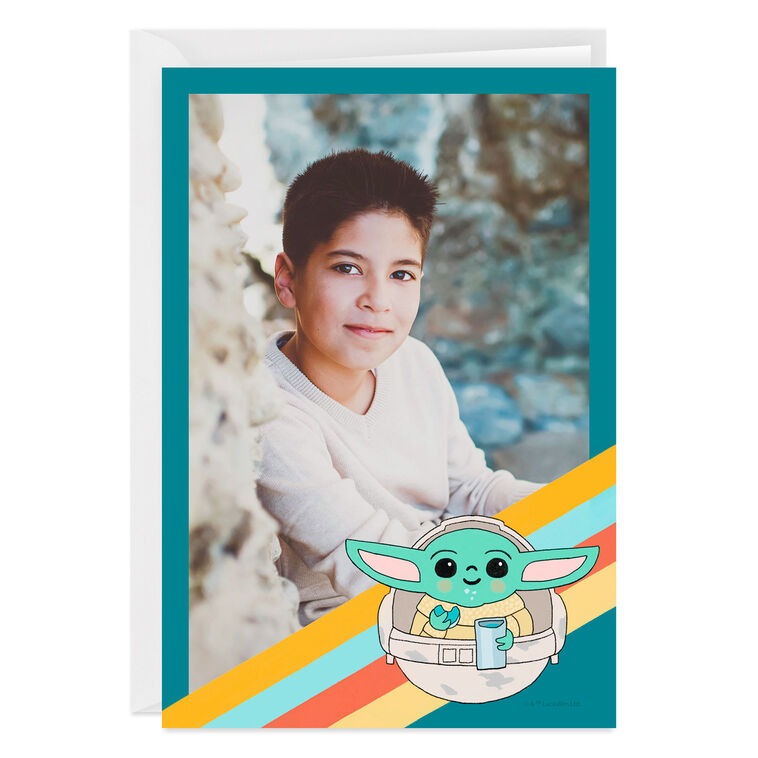 hallmark Star Wars: The Mandalorian™ Grogu™ Frame Photo Card