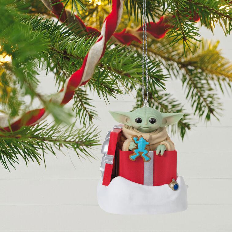 Hallmark Star Wars: The Mandalorian™ Grogu™ Greetings Ornament With Sound And Motion
