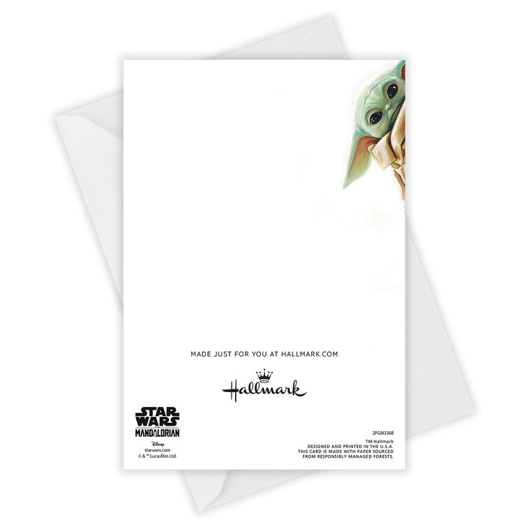 Hallmark Star Wars: The Mandalorian™ Grogu™ Hello Custom Card