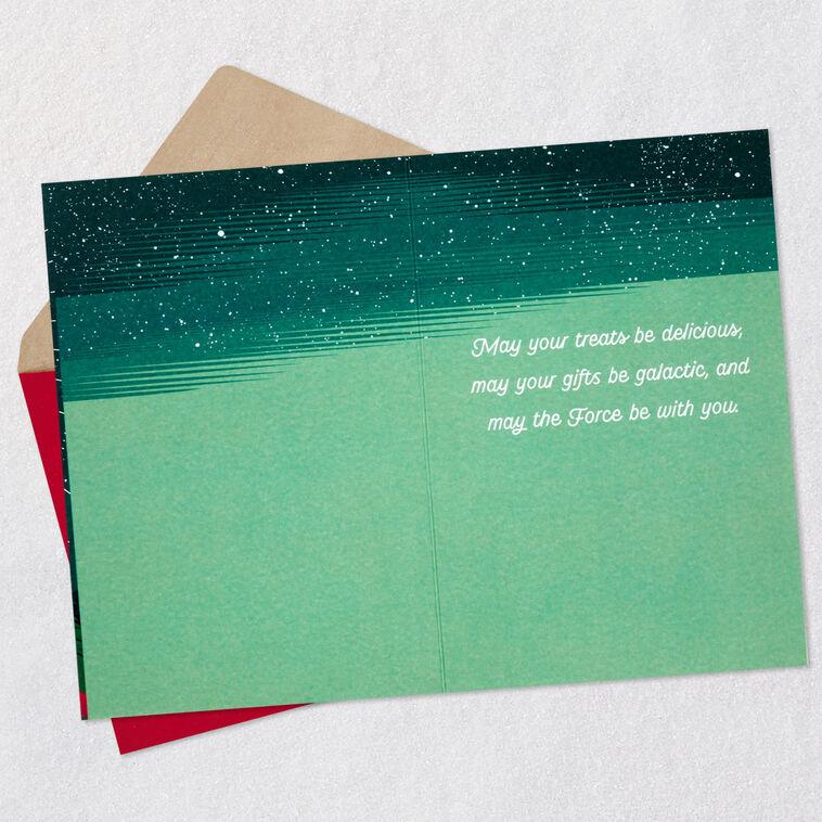 Hallmark Star Wars: The Mandalorian™ Grogu™ May The Force Be With You Christmas Card