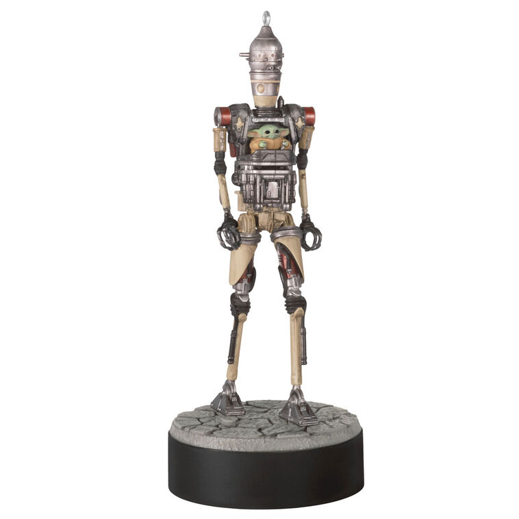 hallmark Star Wars: The Mandalorian™ Grogu™ Operating IG-12™ Ornament With Sound
