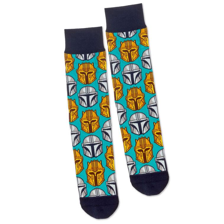 Hallmark Star Wars: The Mandalorian™ Helmet Novelty Crew Socks