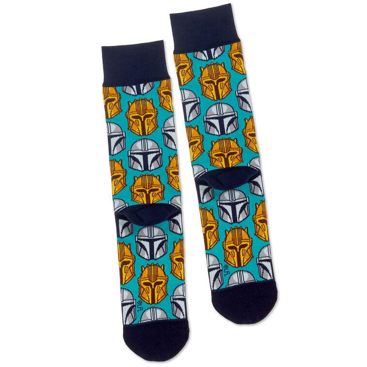Hallmark Star Wars: The Mandalorian™ Helmet Novelty Crew Socks