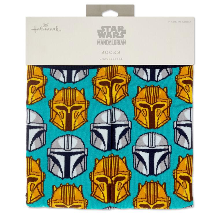 Hallmark Star Wars: The Mandalorian™ Helmet Novelty Crew Socks