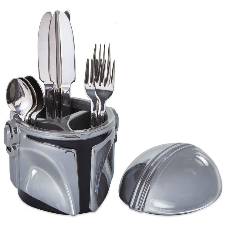Hallmark Star Wars: The Mandalorian™ Helmet Sculpted Ceramic Caddy