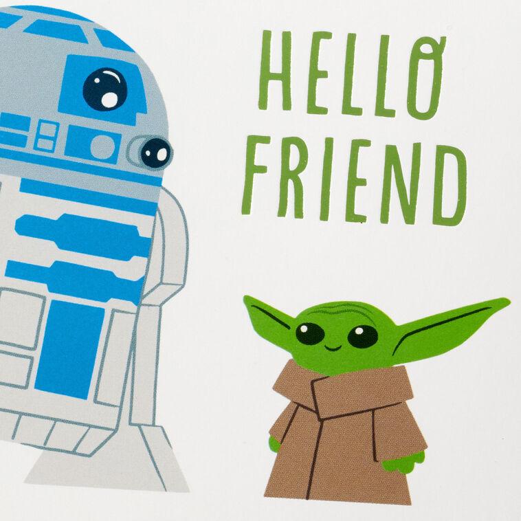 Hallmark Star Wars: The Mandalorian™ R2-D2™ And Grogu™ Blank Notes Pack Of 10