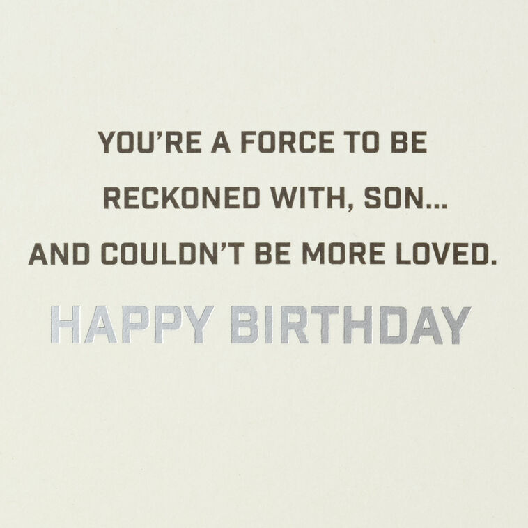 Hallmark Star Wars™ A Force To Be Reckoned With Birthday Card For Son