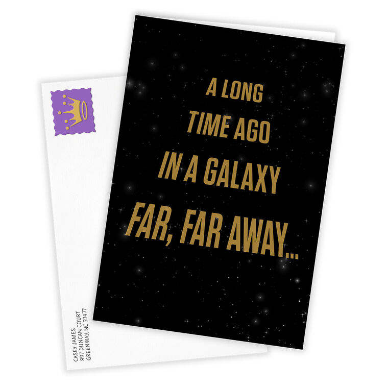 Hallmark Star Wars™ A Long Time Ago Funny Custom Birthday Card