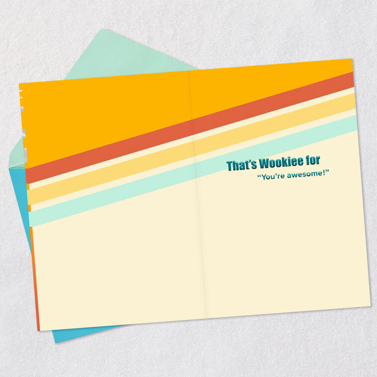 Hallmark Star Wars™ Chewbacca™ You're Awesome Friendship Card