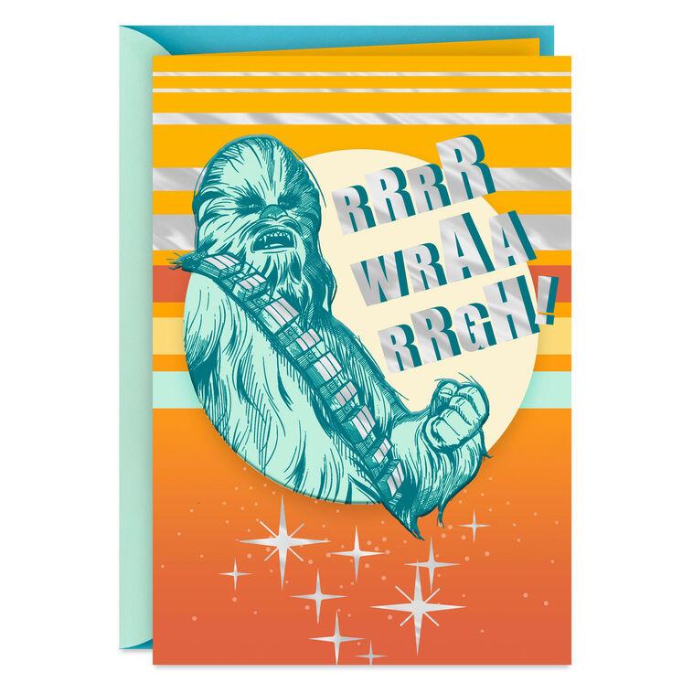 hallmark Star Wars™ Chewbacca™ You're Awesome Friendship Card