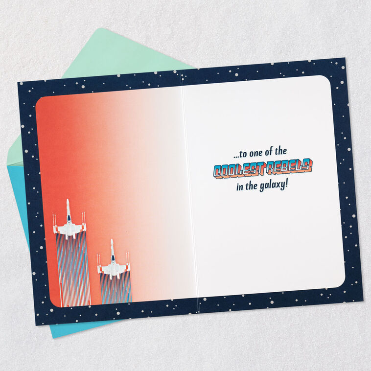 Hallmark Star Wars™ Coolest Rebel In The Galaxy Lenticular Birthday Card