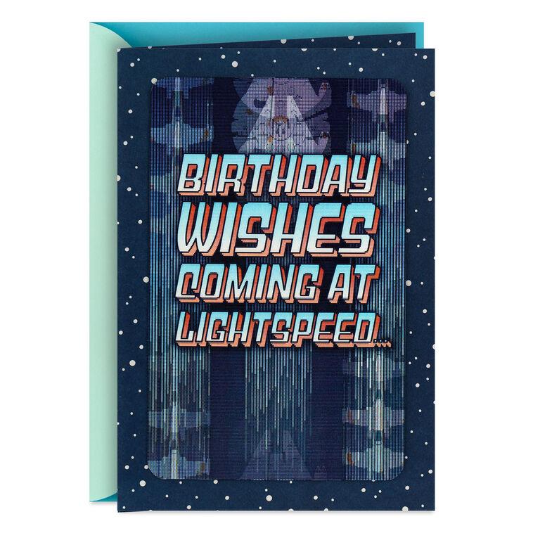 hallmark Star Wars™ Coolest Rebel in the Galaxy Lenticular Birthday Card
