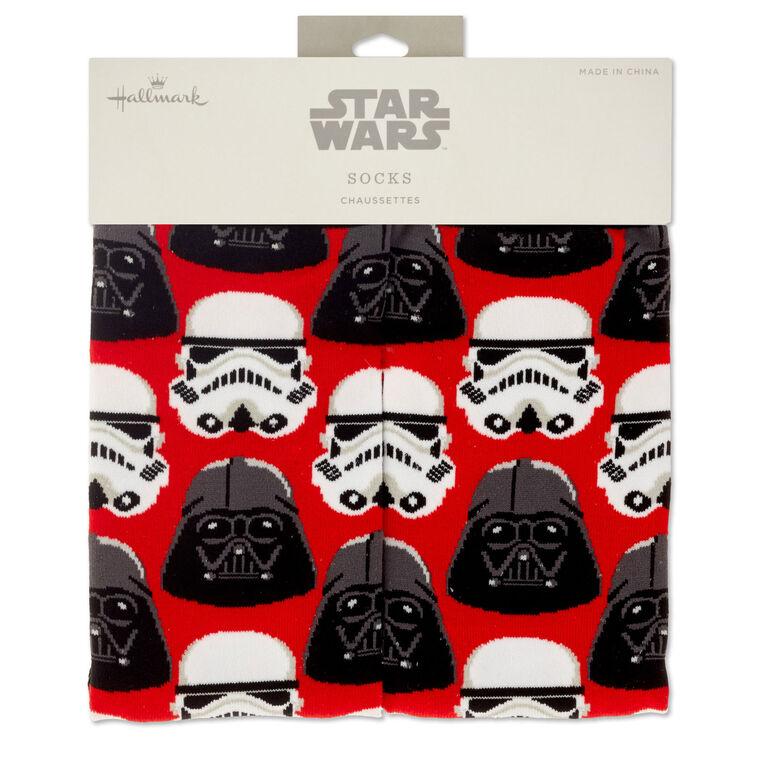 Hallmark Star Wars™ Darth Vader™ And Stormtrooper™ Helmet Novelty Crew Socks