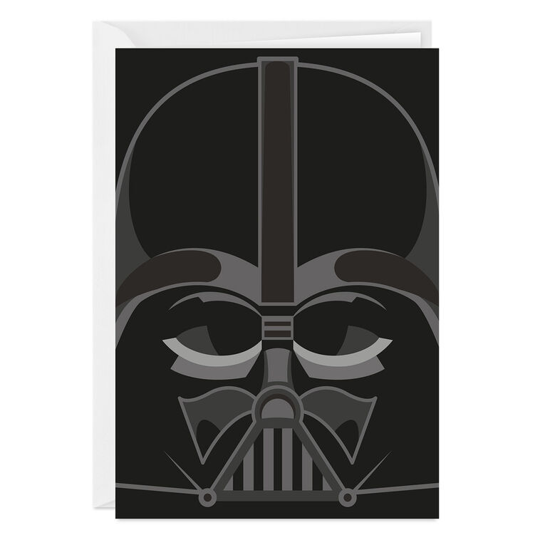 hallmark Star Wars™ Darth Vader™ Helmet Custom Card
