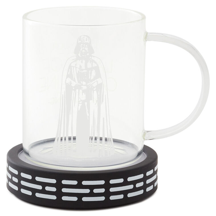 Hallmark Star Wars™ Darth Vader™ Holographic Light-Up Mug With Base 13 Oz