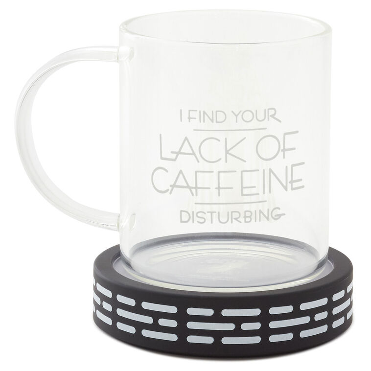 Hallmark Star Wars™ Darth Vader™ Holographic Light-Up Mug With Base 13 Oz