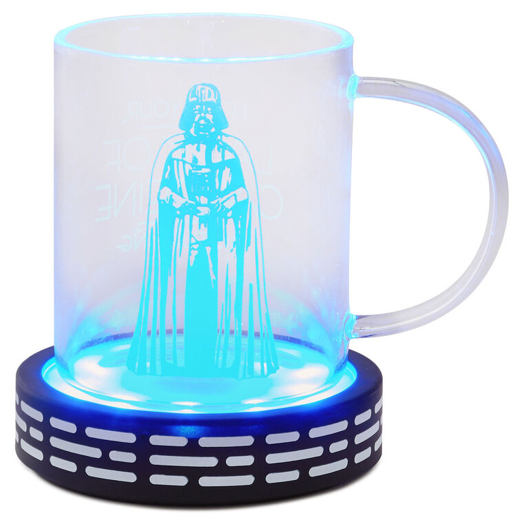 hallmark Star Wars™ Darth Vader™ Holographic Light-Up Mug With Base 13 oz