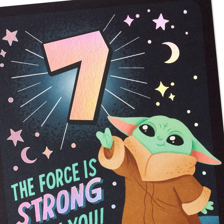 Hallmark Star Wars™ Grogu™ Epic Day 7th Birthday Card