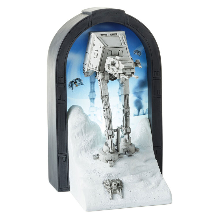 Hallmark Star Wars™ Hoth Battle Scene Light-Up Book Nook Decoration