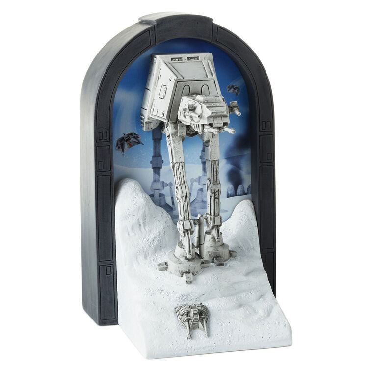 hallmark Star Wars™ Hoth Battle Scene Light-Up Book Nook Decoration